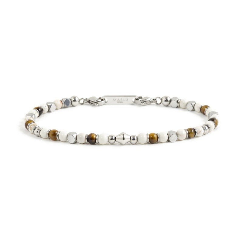 Bracciale agata bianca