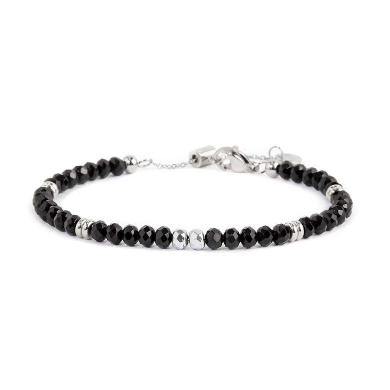 Bracciale agata sfaccettata 4mm