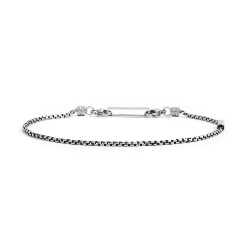 Bracciale catena box rounded 2mm