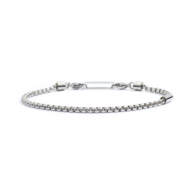 Bracciale catena box rounded 3mm