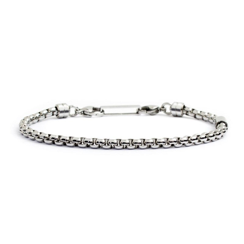 Bracciale catena box rounded 4mm