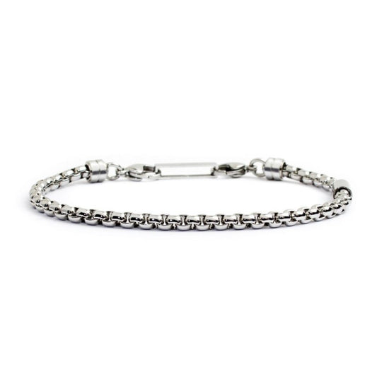 Bracciale catena box rounded 4mm