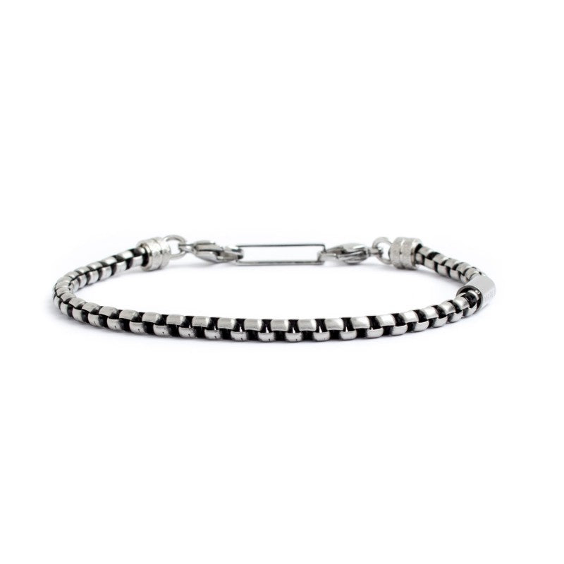 Bracciale catena box rounded 4mm