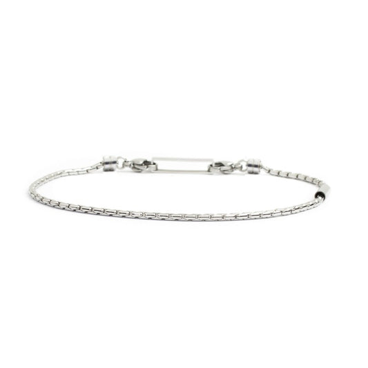 Bracciale catena oval box 2mm