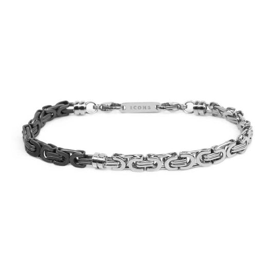 Bracciale catenza bizantina da 0,6cm