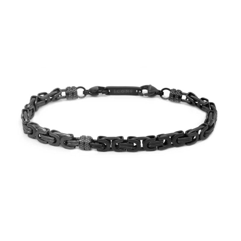 Bracciale catenza bizantina da 0,6cm