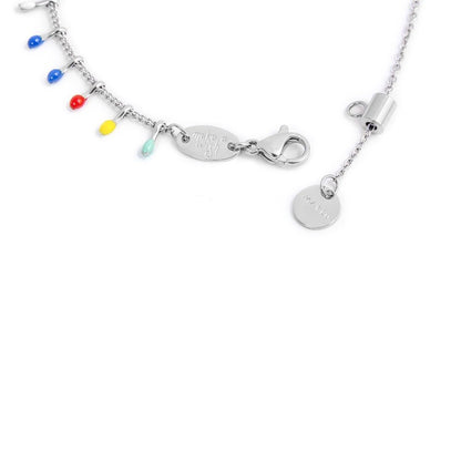 Bracciale con pendenti smaltati