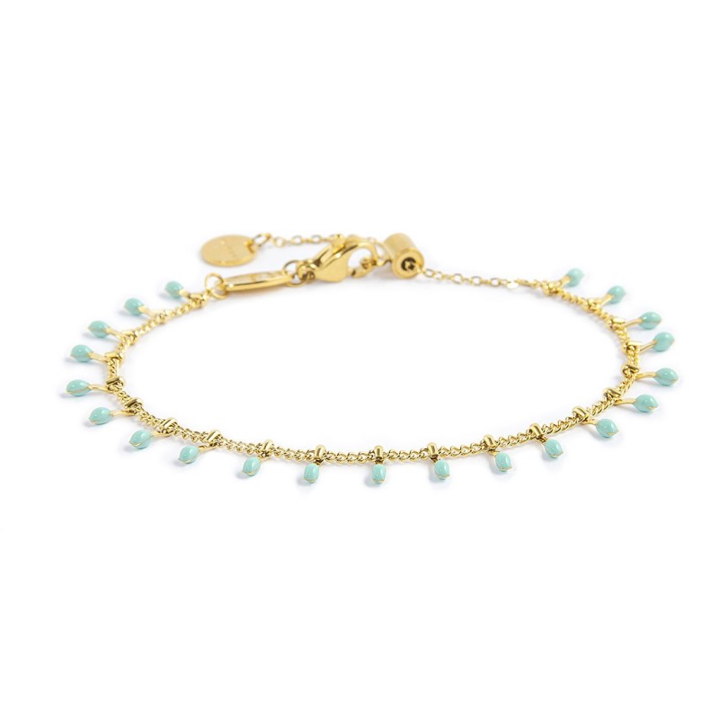 Bracciale con pendenti smaltati