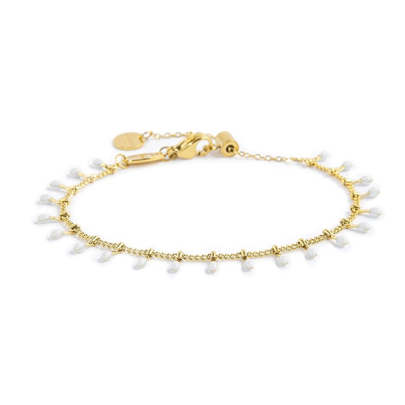 Bracciale con pendenti smaltati