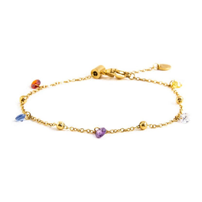 Bracciale con zirconi e sfere