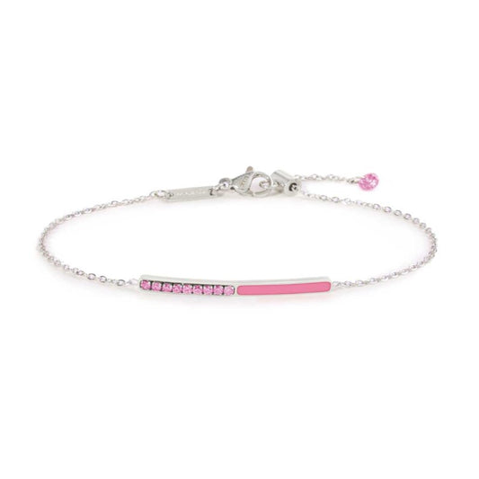 Bracciale con zirconi e smalto