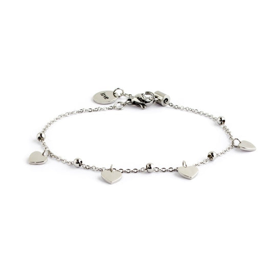 Bracciale cuori pendenti