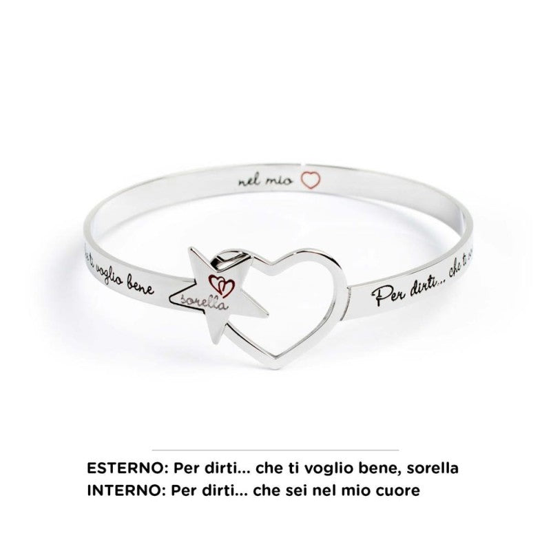 Bracciale rigido sorella stella