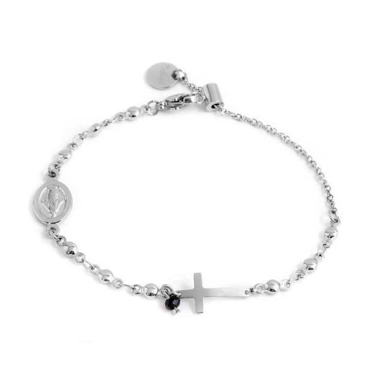 Bracciale rosario con croce