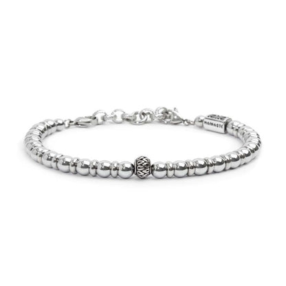 Bracciale sfere ematite 6mm