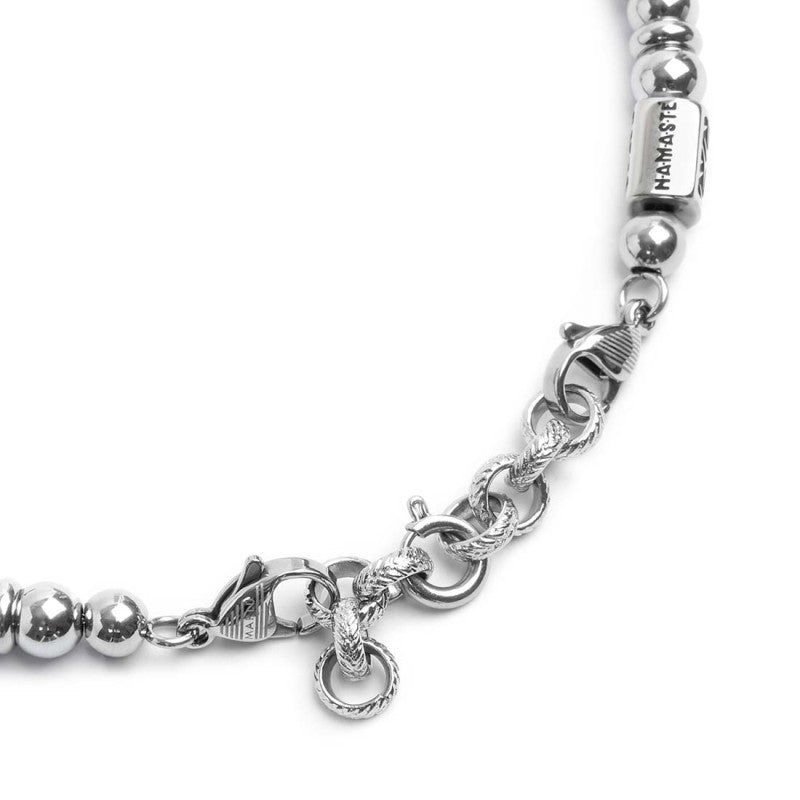Bracciale sfere ematite 6mm