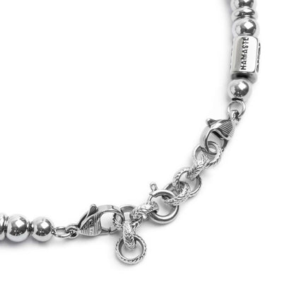 Bracciale sfere ematite 6mm