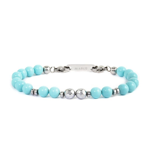 Bracciale sfere sfaccettate 6mm