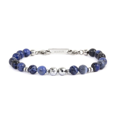 Bracciale sfere sfaccettate 6mm