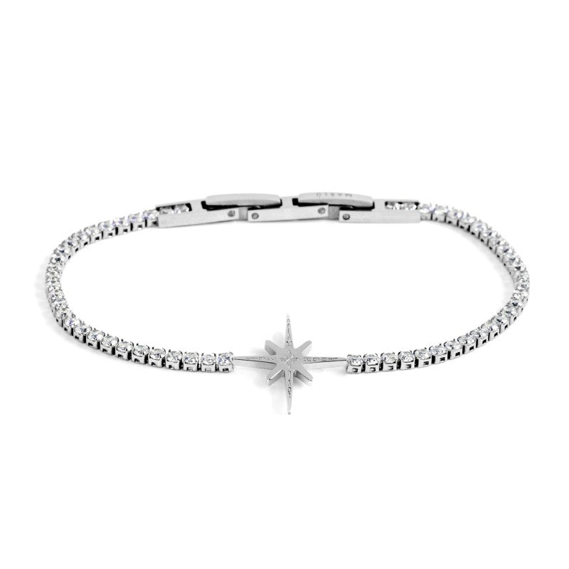 Bracciale tennis rosa dei venti