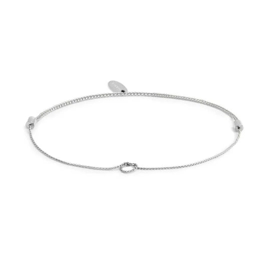 Cavigliera catena serpentine con nodo