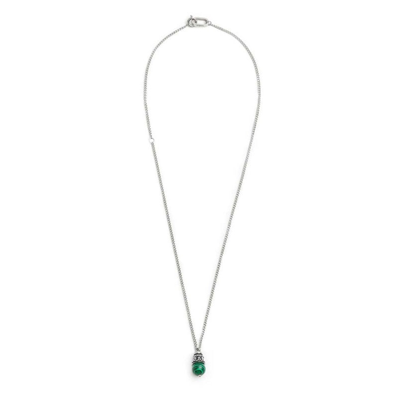 Collana catena grumetta con pendente