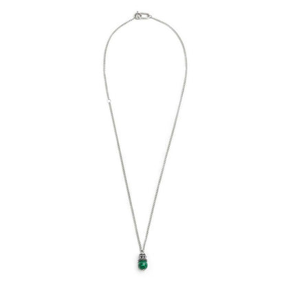Collana catena grumetta con pendente