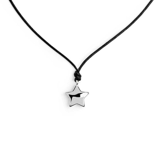 Collana cordino con stella