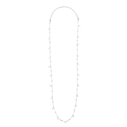 Collana catena con perle e sfere