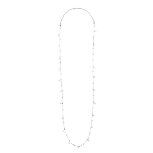 Collana catena con perle e sfere