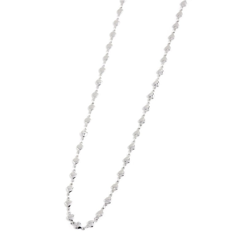 Collana catena cuori