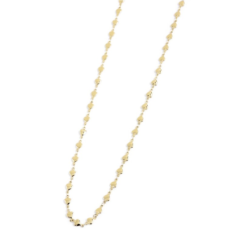 Collana catena cuori