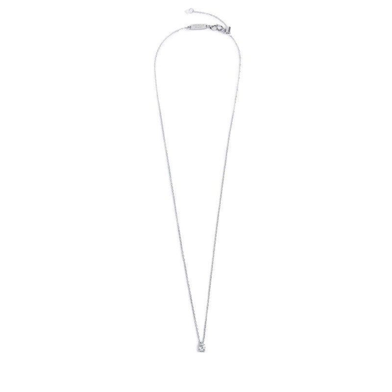 Collana catena cutting cross zircone centrale 4,25mm