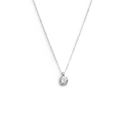 Collana catena cutting cross zircone centrale 5,25mm