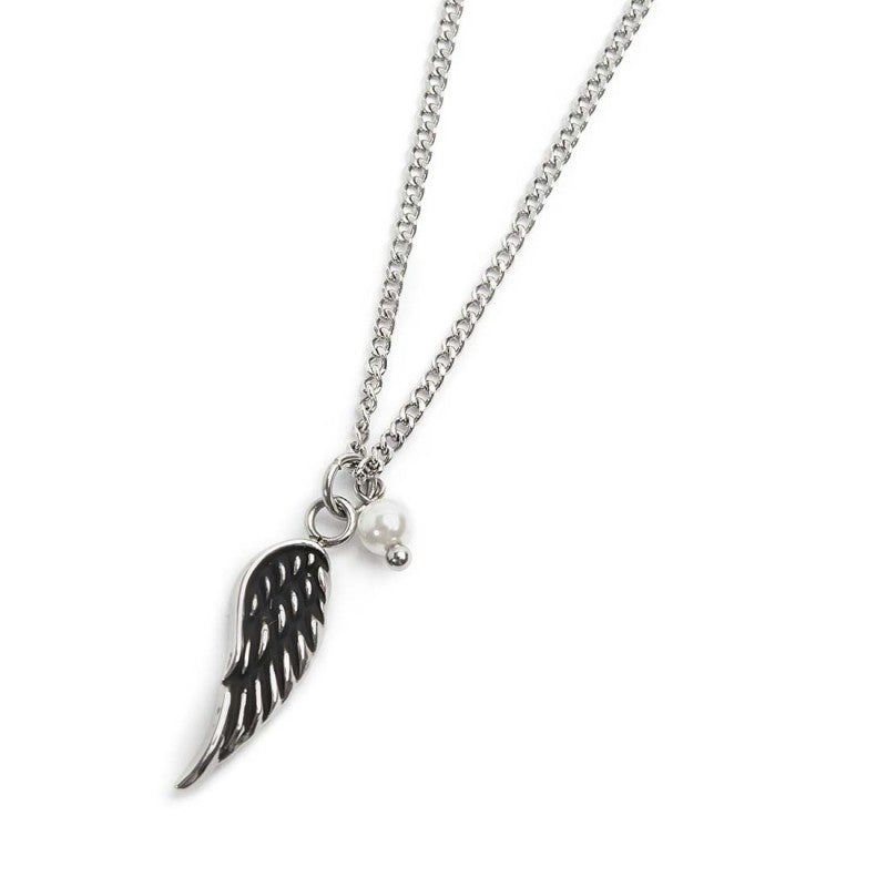Collana con ala pendente