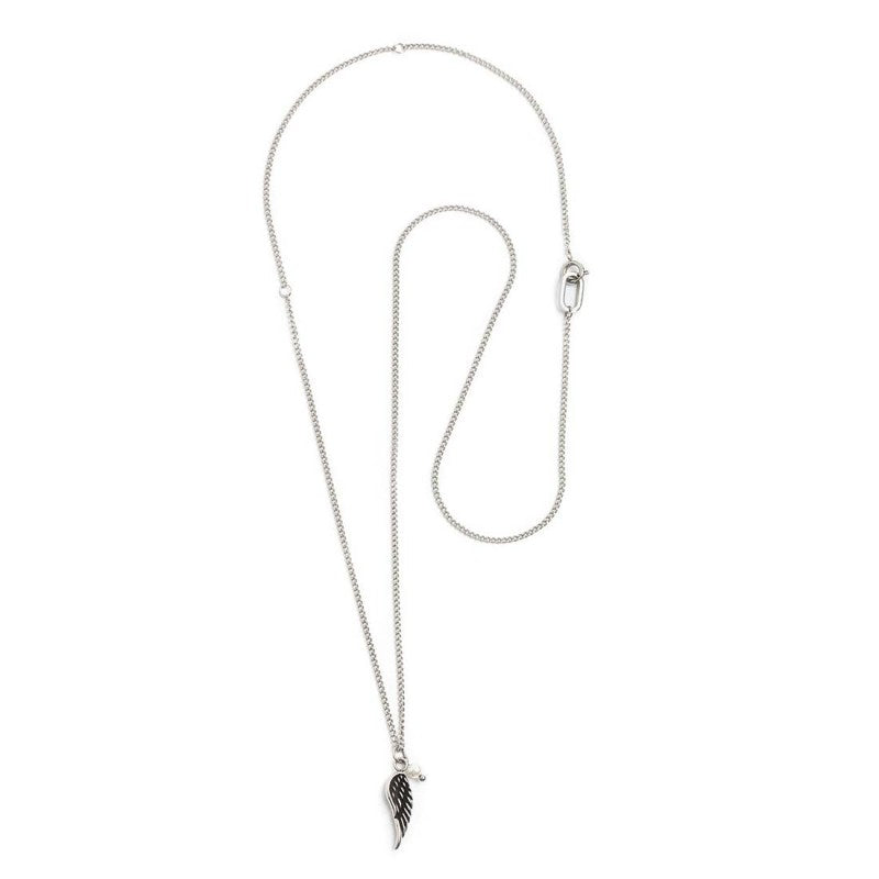 Collana con ala pendente