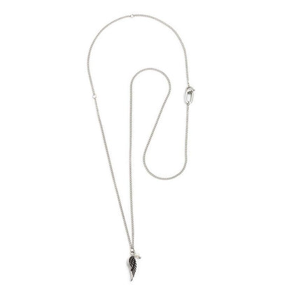 Collana con ala pendente