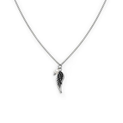 Collana con ala pendente