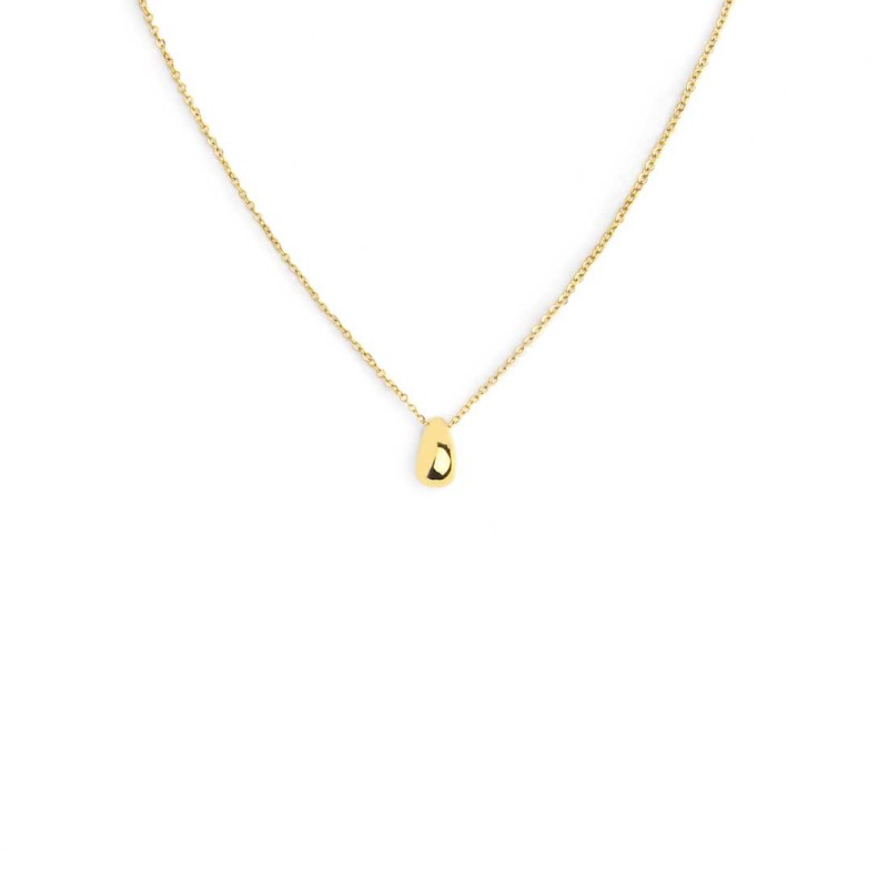 Collana con centrale a forma di goccia