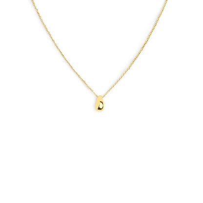 Collana con centrale a forma di goccia