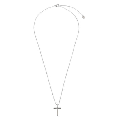 Collana con croce con zircone