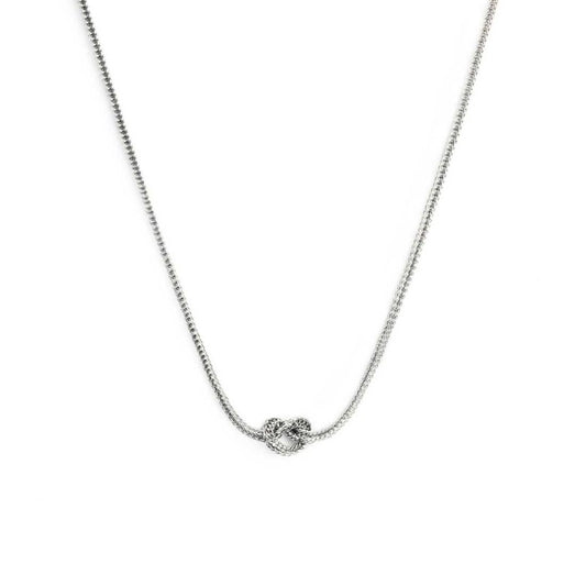 Collana con nodo catena knoted