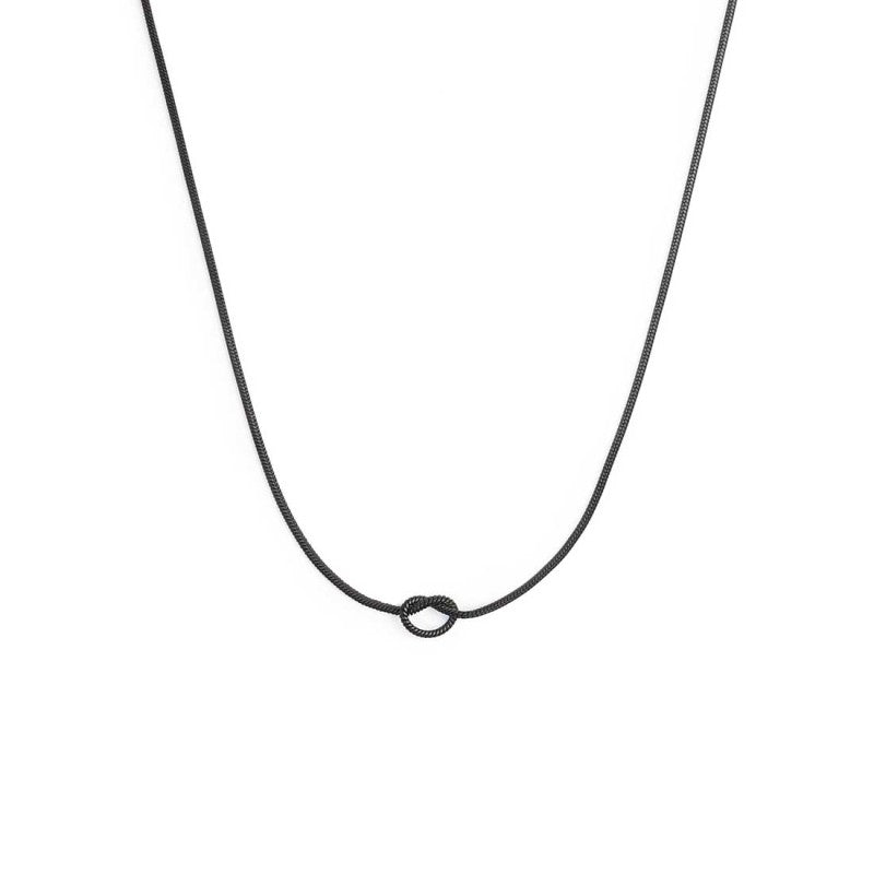 Collana con nodo catena snake