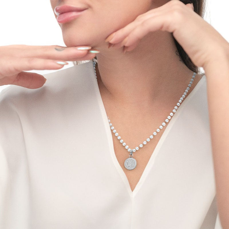Collana con pendente albero dei valori