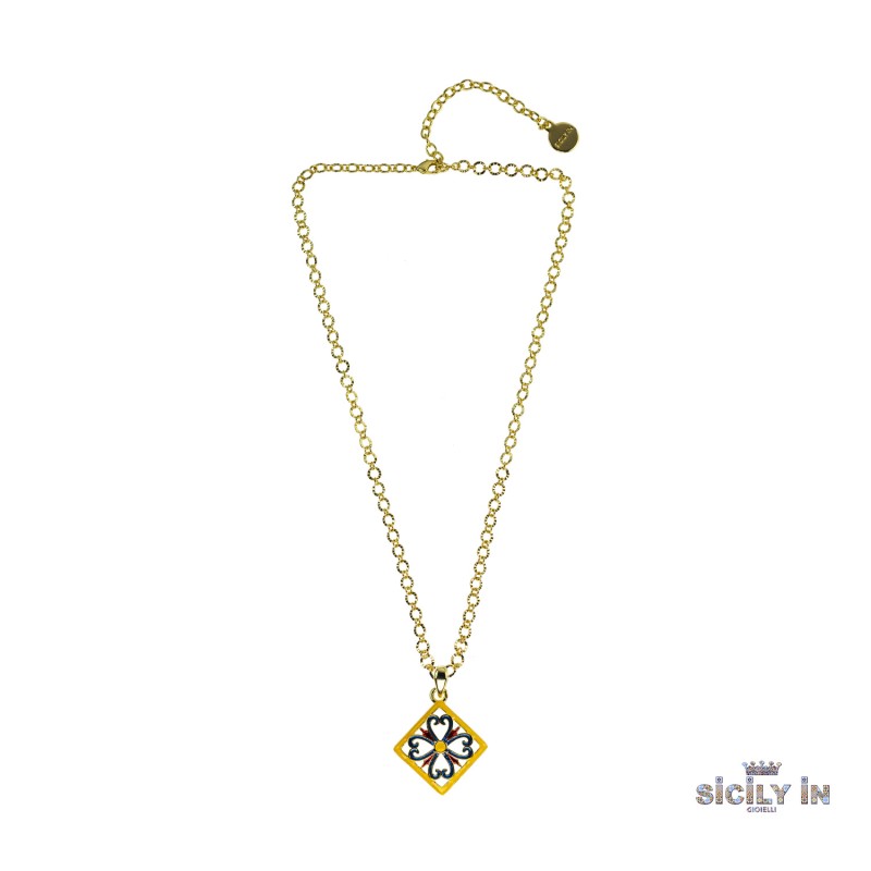 COLLANA IN METALLO ANALLERGICO CON 1 CHARM