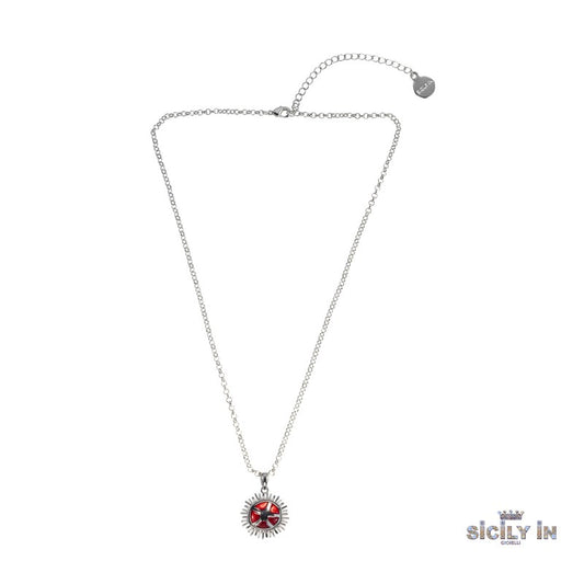 COLLANA IN METALLO ANALLERGICO CON 1 CHARM RICCIO