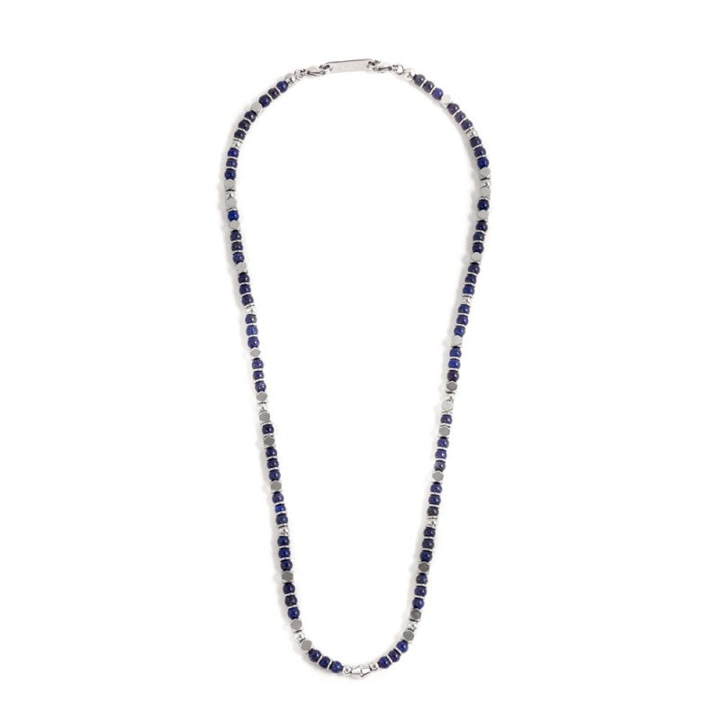 Collana lapis blu ed ematite