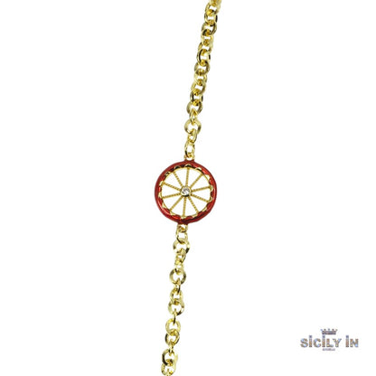 COLLANA LUNGA IN METALLO ANALLERGICO CON 6 CHARMS