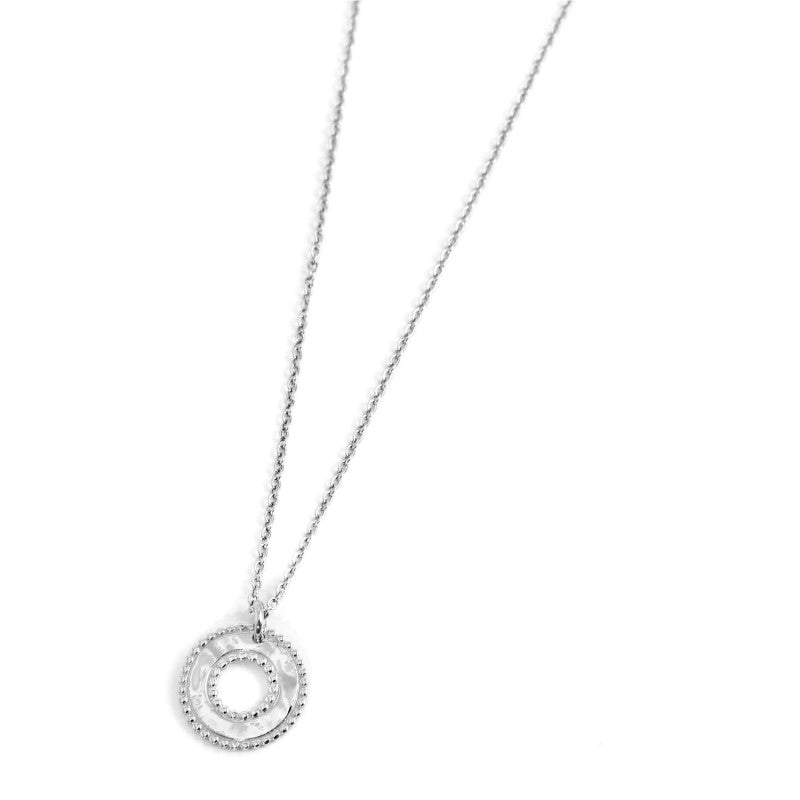 Collana pendente martellato
