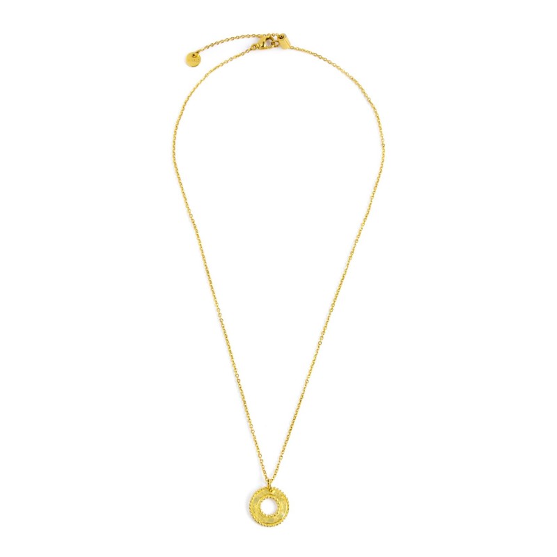 Collana pendente martellato